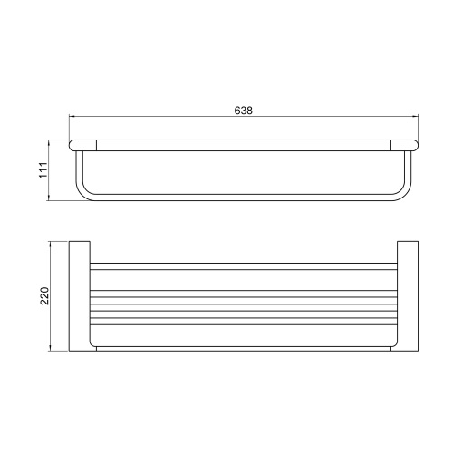Полка Timo Luiro 18458/03 - фото 2
