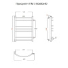 Полотенцесушитель Тругор Приоритет Приоритет3/ПМ608040 48х74 водяной хром