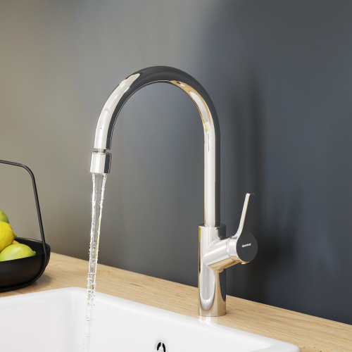 Смеситель для кухни Damixa Eclipse 310722000 на раковину/на столешницу хром без термостата - фото 5