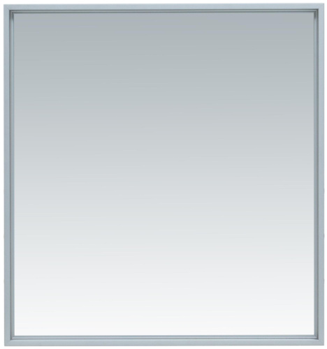 Зеркало в ванную De Aqua Алюминиум 00261694 70х75 цвет серебро - фото 2