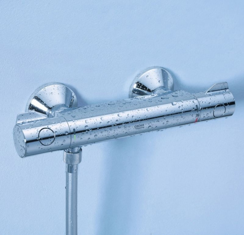 Смеситель Grohe Grohtherm 34558000 настенный хром с термостатом - фото 4