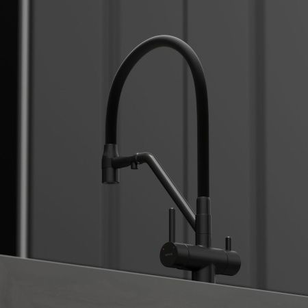 Смеситель для кухни Sancos Dora SC4003MB на мойку черный