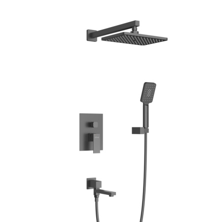 Душевая система Cezares SLIDER SLIDER-VDSET-NOP встраиваемая цвет черный матовый