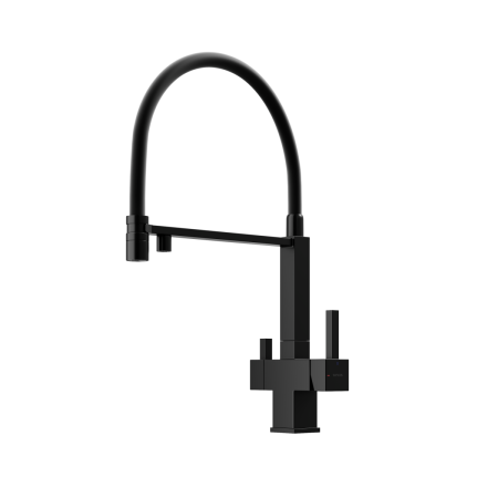 Смеситель для кухни Sancos Moro SC4006MB на мойку черный матовый/черный