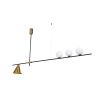 Светильник подвесной Lumina Deco Renzo (Рензо) LDP 6043-4 BK+MD