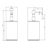 Дозатор для жидкого мыла Gessi Tondo 66438#030