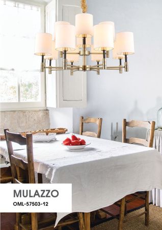 Люстра подвесная Omnilux Mulazzo (Мулаззо) OML-57503-12