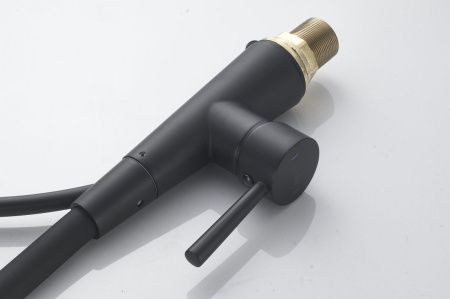 Смеситель для кухни Shevanik S743H-3 на мойку черный