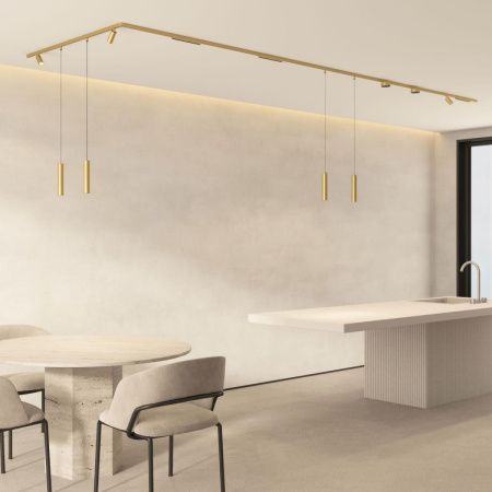 Трековый однофазный светильник Denkirs Shine grill (Схине грилл) DK5772-SB