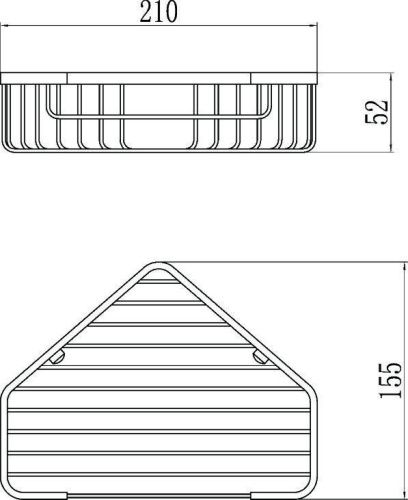 Полка в ванную комнату Savol S-002832-1 - фото 2