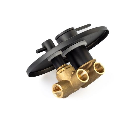 Смеситель Emmevi Filobrass 85029/NEO встраиваемый в стену черный - фото 4