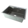 Кухонная мойка Fmark FSC6050L 60х50 цвет серый поверхность матовая