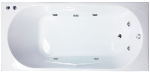 Ванна гидромассажная Royal Bath TUDOR RB407700ST 149х69 пристенная прямоугольная