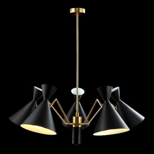 Люстра подвесная Crystal Lux Joven (Джовен) Joven SP5 Gold/Black - фото 3