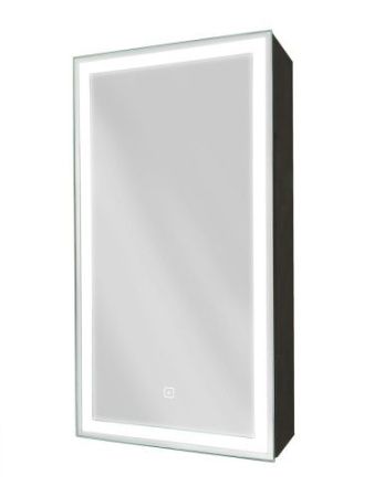 Зеркало-шкаф Continent Mirror Box МВК063 35х15х65 подвесной цвет черный