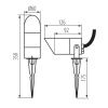 Грунтовый светильник Kanlux Griblo (Грибло) 36432