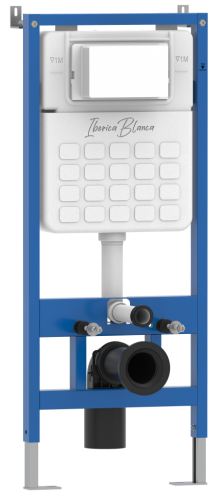 Комплект сантехническая инсталляция с клавишей смыва Iberica Blanca ESTI-S IB001.851 - фото 4
