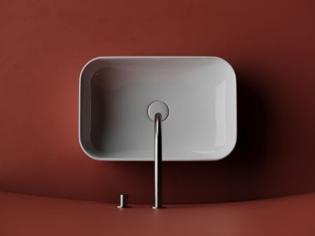 Раковина из сантехнического фарфора Ceramica Nova ELEMENT CN5043 50х30 накладная цвет белый