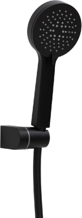 Душевой гарнитур Allen Brau Eclipse 5.E1005-31 настенный черный