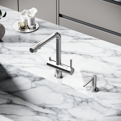 Смеситель для кухни Sancos Foster SC4014BN на мойку никель брашированный - фото 3