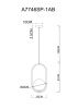 Светильник подвесной Arte Lamp MATISSE (МАТИССЕ) A7746SP-1AB