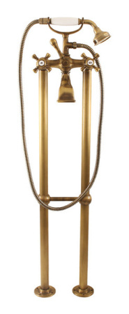 Смеситель RavSlezak MORAVA RETRO MK350.5/2SM напольный бронза