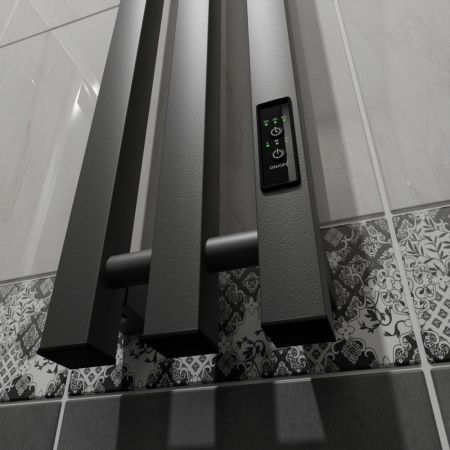 Полотенцесушитель электрический Маргроид Inaro3v профильный Inaro3v-12012-1081-7024 15х120 серый