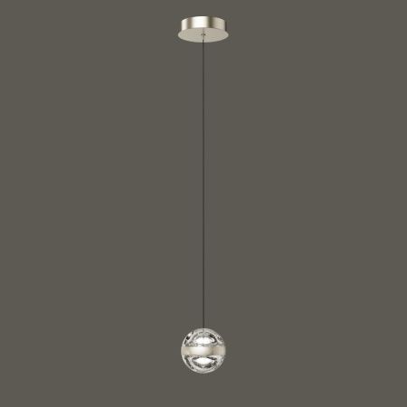 Светильник подвесной Delight Collection Frizzante (Фриззанте) MD23030088-1A nickel/clear