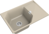 Кухонная мойка Rivelato LOCUS LS-75 beige scuro 75х50 цвет темно-бежевый