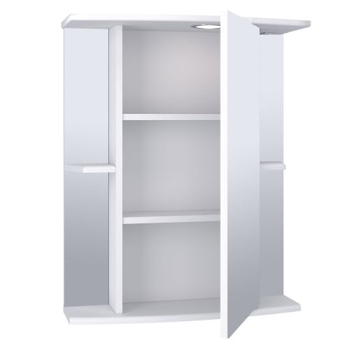 Зеркало-шкаф RUNO Мадрид 36 60х75 подвесной цвет белый - фото 2