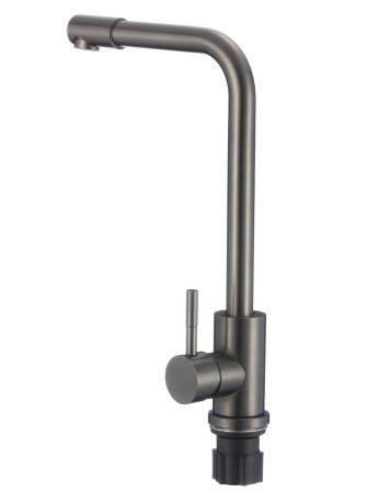 Смеситель для кухни Fmark FS8233Q на мойку графит