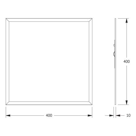 Зеркало Evoform Comfort BY 0903 40х40 подвесное