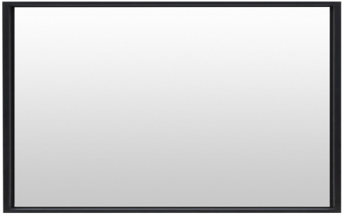 Зеркало в ванную De Aqua Алюминиум 00261705 120х75 цвет черный - фото 2