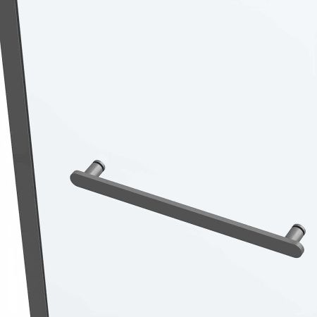 Душевой уголок Vincea Como Soft VSR-1CS1011CLGM 110х100 стекло прозрачное профиль вороненая сталь без поддона