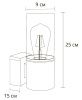 Уличный настенный светильник Arte Lamp Wazn (Вазн) A6218AL-1BK