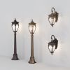 Парковый светильник Maytoni Outdoor Fleur O414FL-01BZ1