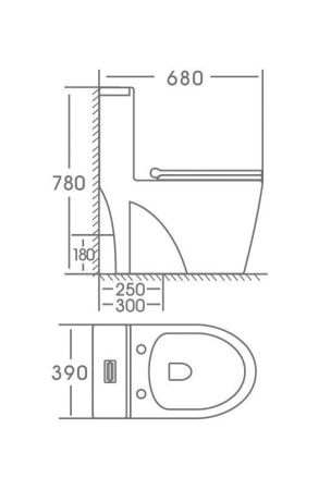 Унитаз-компакт напольный с бачком Stella Polar Таррагона SP-00001850 белый с сиденьем микролифт душевой смыв