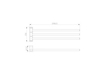 Полотенцедержатель Wonzon & Woghand Lotte WW-8341
