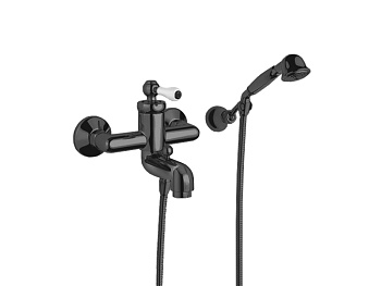 Смеситель Mamoli Country 1290FS11002K настенный черный матовый