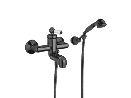 Смеситель Mamoli Country 1290FS11002K настенный черный матовый