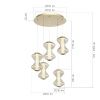 Люстра каскадная ST Luce Spine (Спине) SL6136.233.01