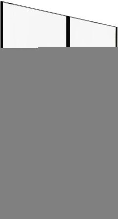 Душевая дверь Allen Brau Priority 3.31036.BBA 140х200 стекло прозрачное профиль черный