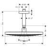 Верхний душ Hansgrohe Raindance Select 27337000 30х30 хром