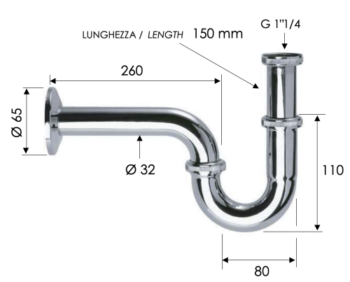 Сифон для раковины Remer 977114 - фото 2