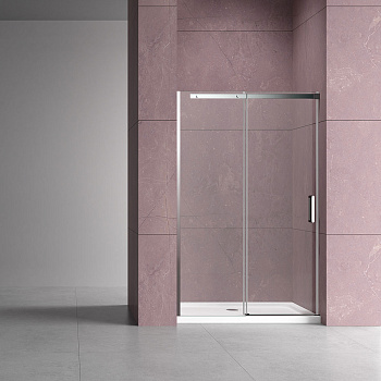 Душевая дверь Vincea Dice VDS-4D160CL 160х200 стекло прозрачное профиль хром глянцевый