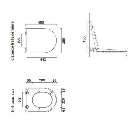 Крышка сиденье для унитаза Catalano Sfera 551300001