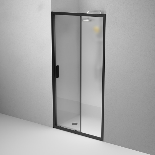 Душевая дверь Am.Pm Gem W90G-100-1-195BM 100х195 стекло прозрачное профиль черный - фото 5