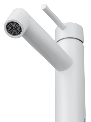 Смеситель Wonzon & Woghand WW-H1063-MW на раковину белый - фото 3