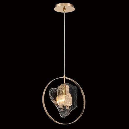 Светильник подвесной Delight Collection Cowley (Цовлеы) P60669-1 gold/clear