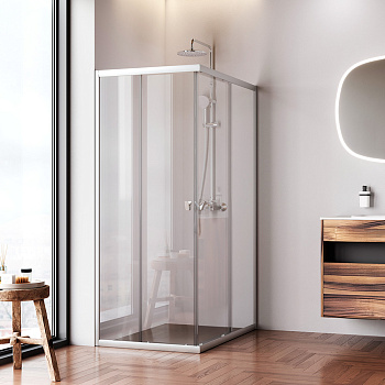 Душевой уголок Am.Pm Sunny W87G-403-12080-MT 118х78 стекло прозрачное профиль хром матовый без поддона